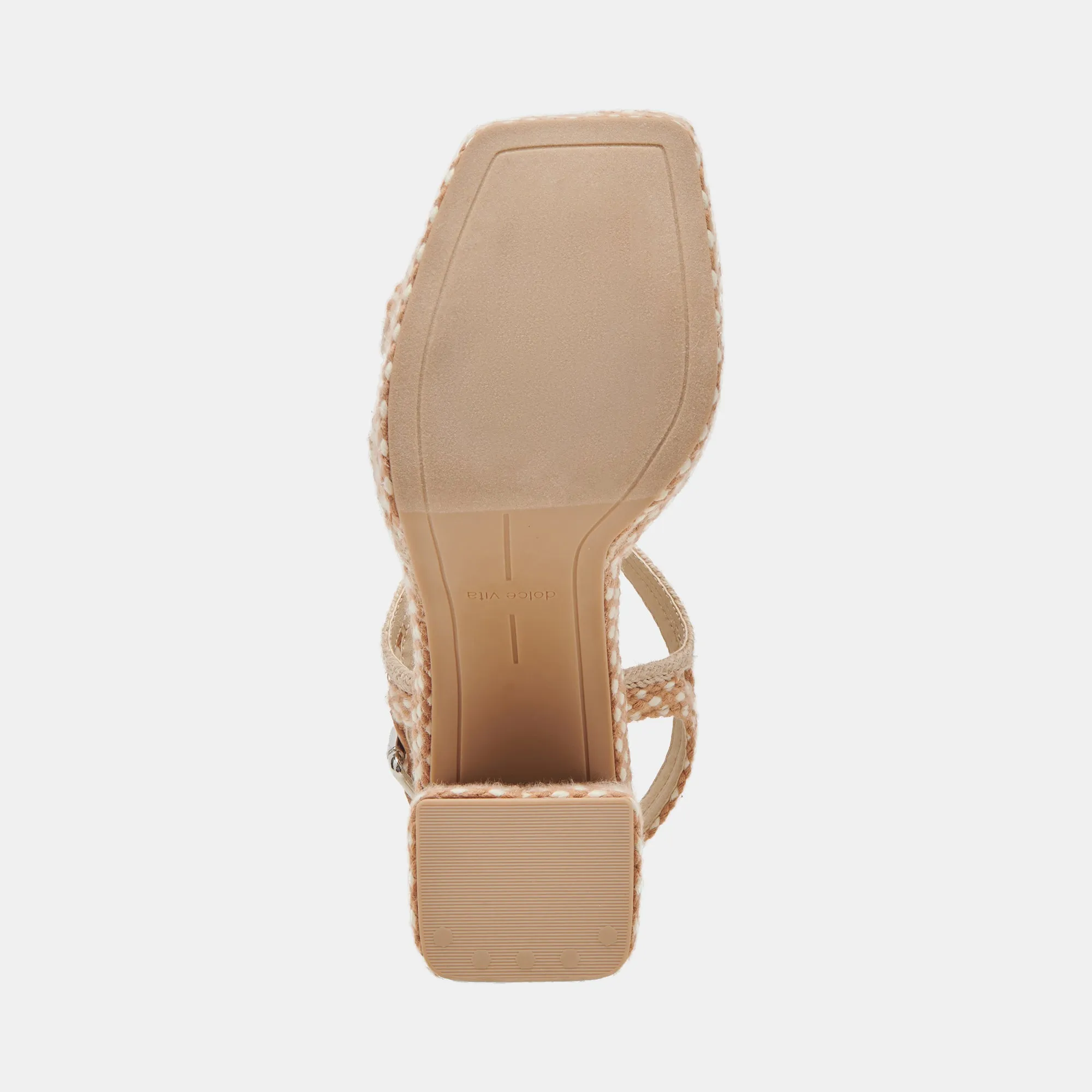 ARNELA HEELS NATURAL MULTI WOVEN