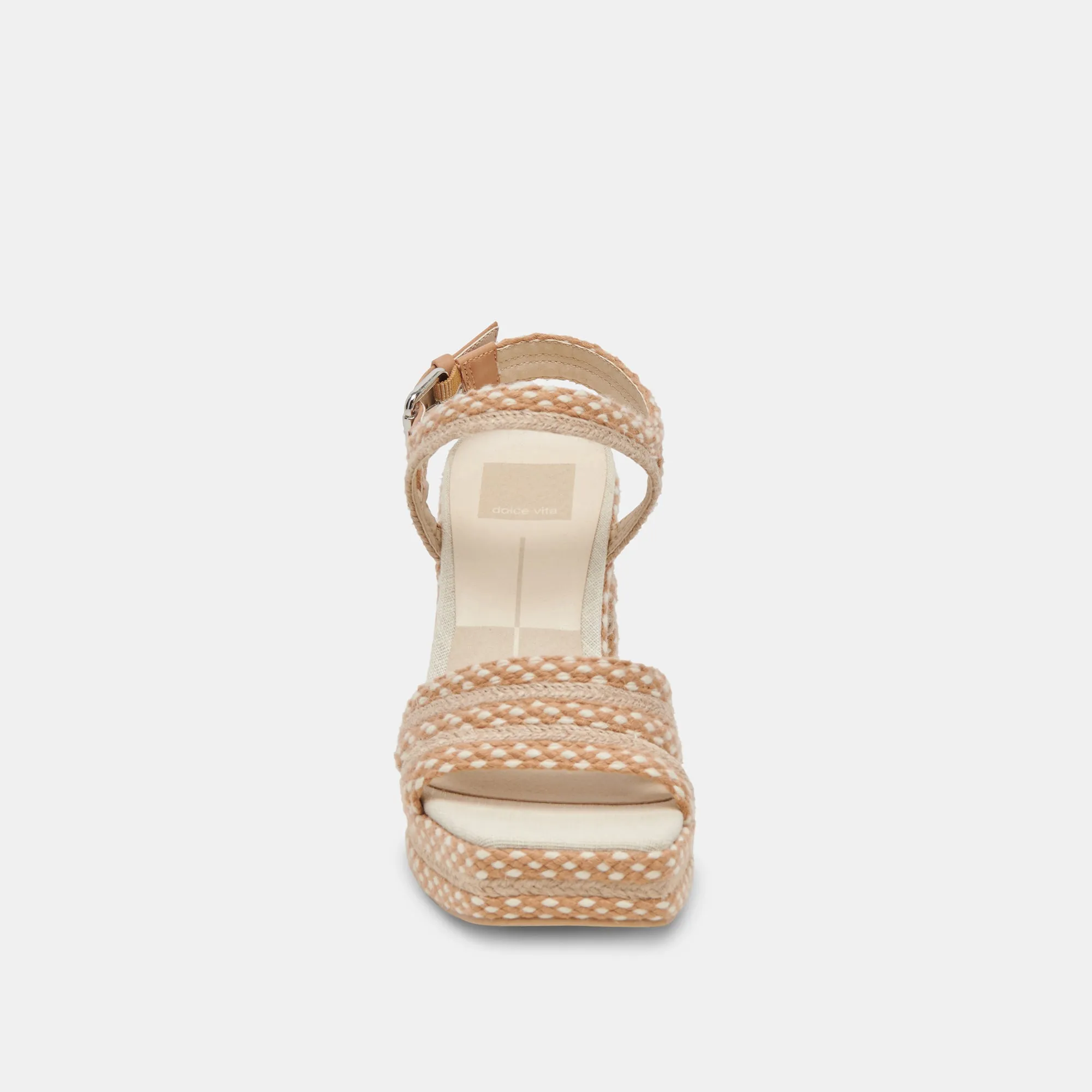 ARNELA HEELS NATURAL MULTI WOVEN