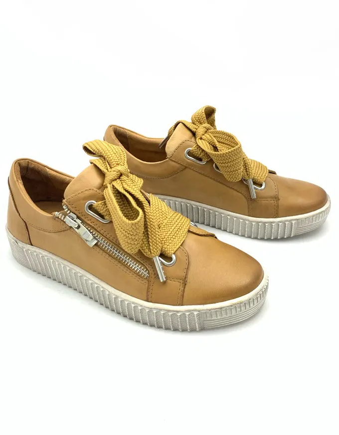 Jovi Sneaker Tan Leather