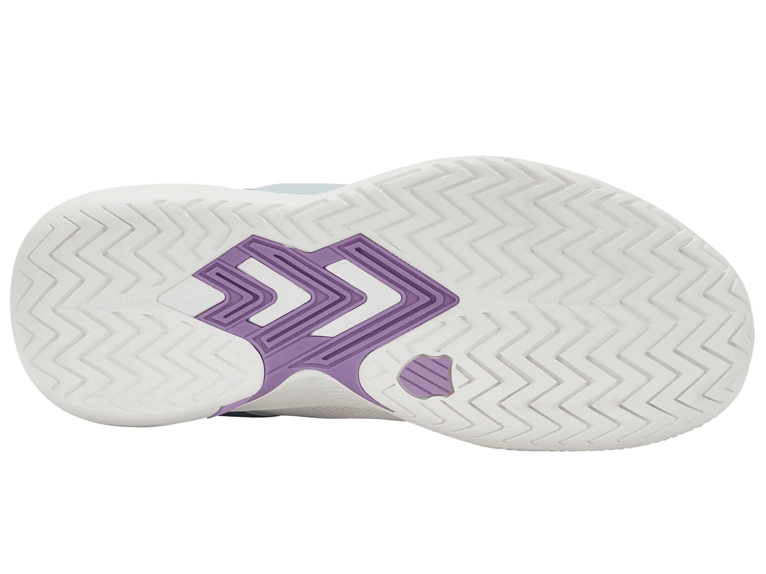 K-Swiss Women's Ultrashot Team Tennis Shoes in Brilliant White/Angel Blue/Sheer Lilac