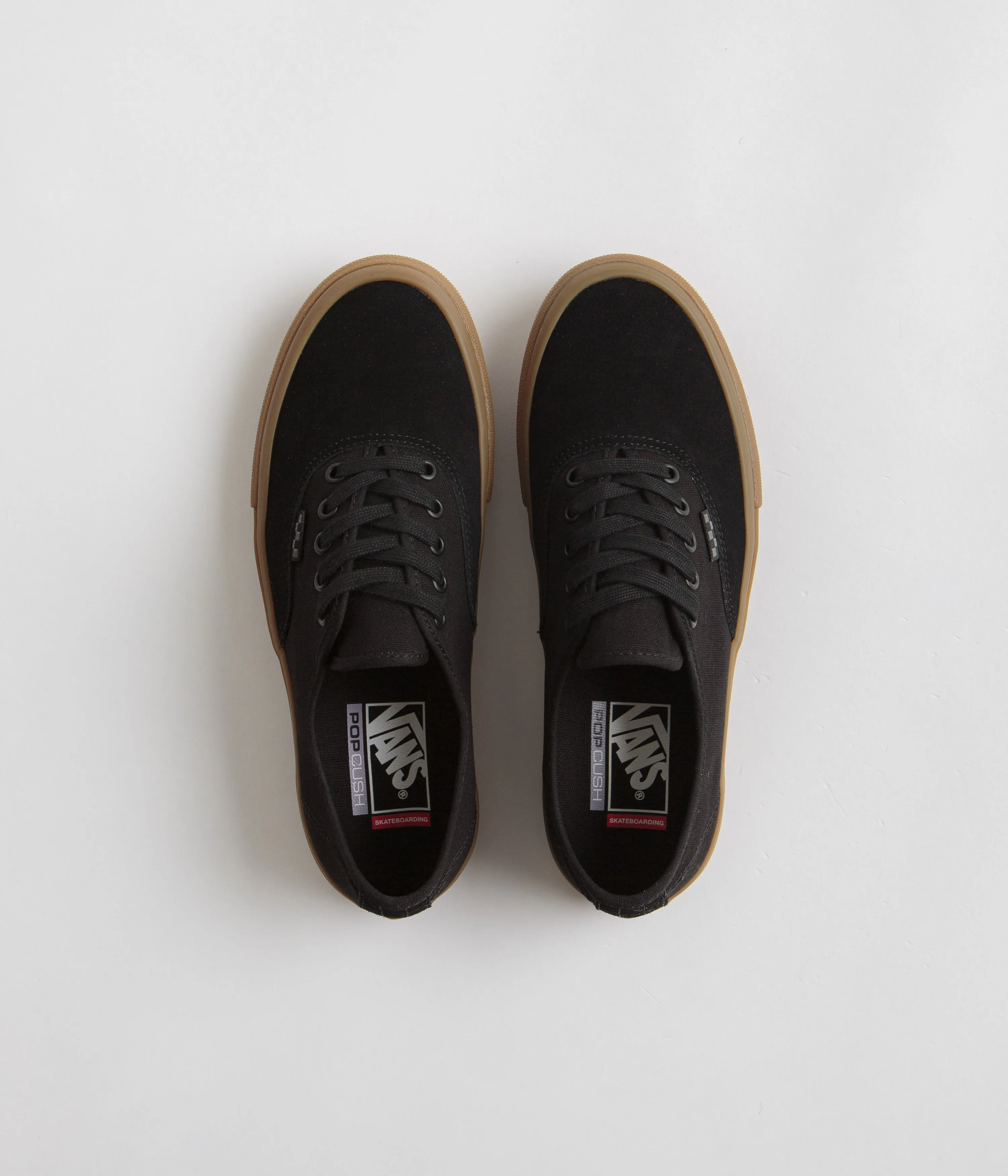 Vans Skate Authentic Shoes - Black / Black / Gum