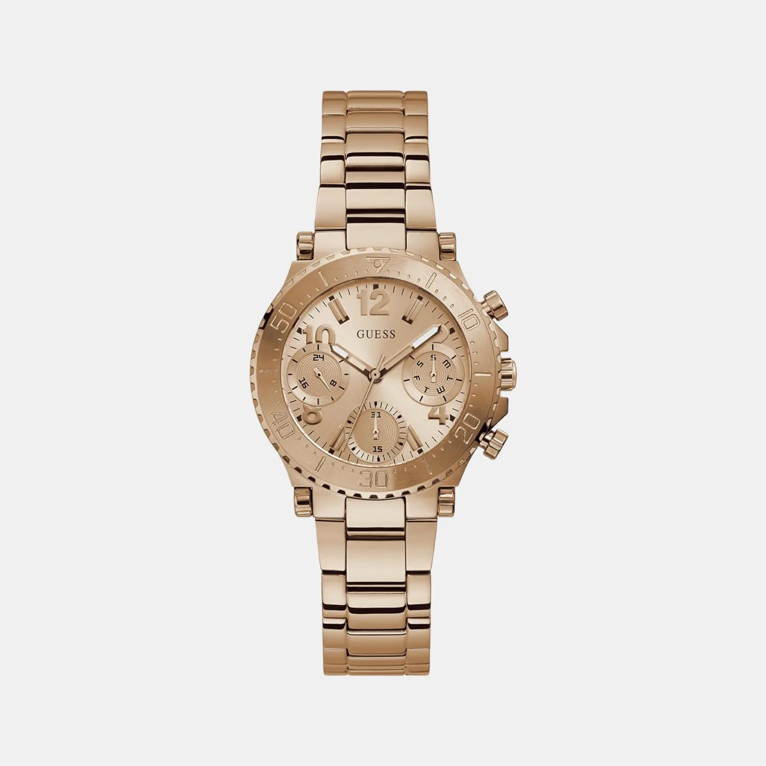 Women's Cosmic Rose Gold Stainless Steel Chronograph Watch GW0465L2